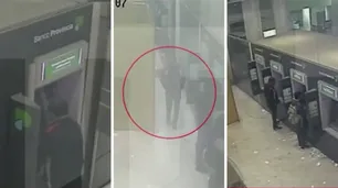 El video de "Chocolate" Rigau realizando extracciones en el cajero momentos antes de su detención