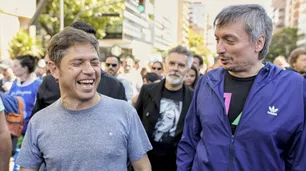 Crisis total en el Movimiento Evita por la interna abierta entre Máximo Kirchner y Axel Kicillof