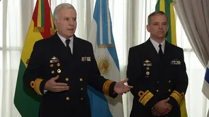 La Armada Argentina celebró la reunión de cierre del Ejercicio Combinado Acrux XI junto a Brasil y Uruguay