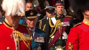 El mayor "Johnny", guardaespaldas de Carlos III, se robó todas las miradas en el funeral de la reina Isabel