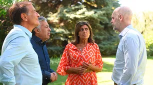 Tras la tensión, Larreta se mostró con Cornejo