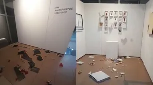 Fanáticos religiosos destruyeron la muestra de arte feminista que ofendió a la Iglesia en Mendoza