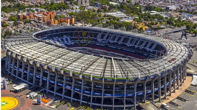 El Estadio Azteca sufre un colapso del suelo y está siendo monitoreado por la NASA