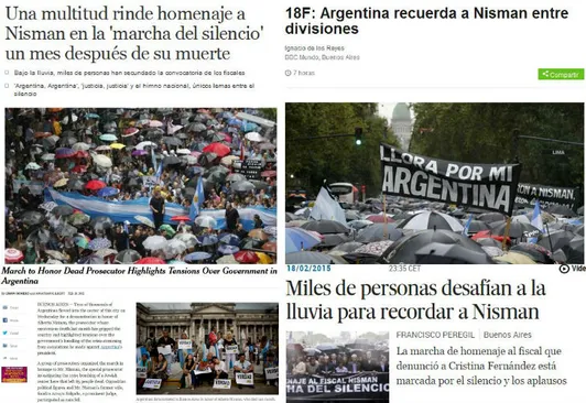 La marcha del #18F en los diarios del mundo