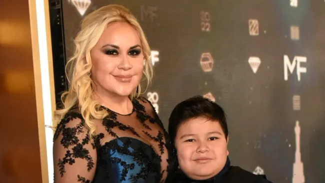 Verónica Ojeda, enojada en el homenaje a Diego Maradona
