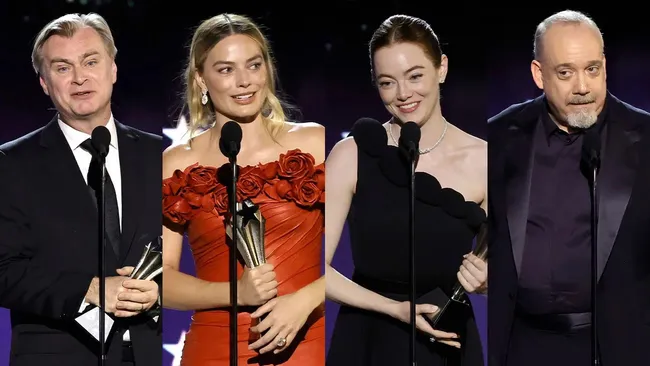 Como fue la 29ª entrega de Critics Choice Awards 2024: nueva consagración de Succession y un premio a Harrison Ford
