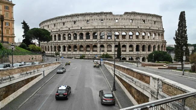 Ahora se respira un aire más limpio en Roma, París y Madrid