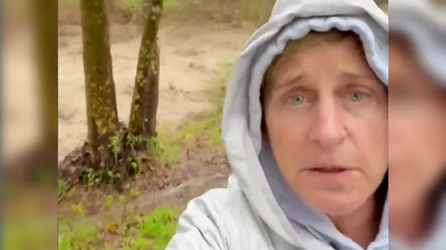 El desesperado pedido de Ellen DeGeneres en medio de las inundaciones de California