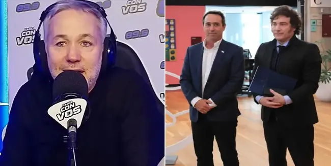 Javier Milei y Marcos Galperín cuestionaron al periodista Diego Iglesias por defender el impuesto a los más ricos