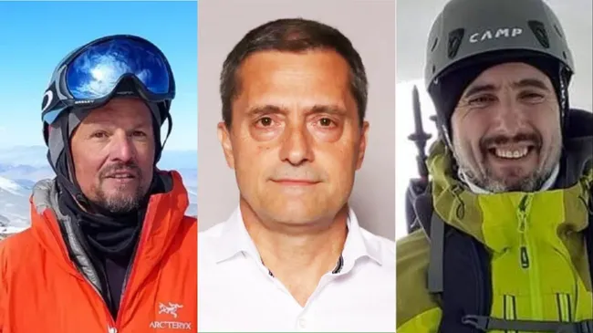 Revelaron la causa de muerte de los 3 andinistas argentinos que sufrieron 11 minutos fatales