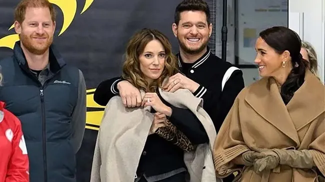 Los detalles del encuentro entre Luisana Lopilato y Michael Bublé con el Príncipe Harry y Meghan Markle
