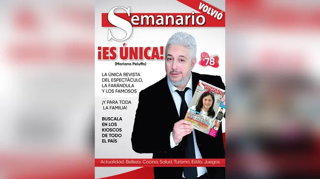 Vuelve Semanario, la revista emblema del espectáculo argentino