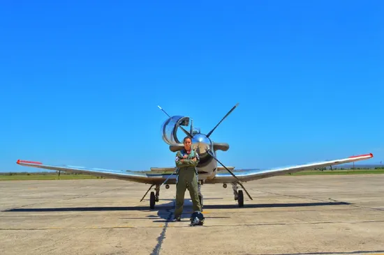 Rocío García Demarco, la cordobesa que nació para ser aviadora militar
