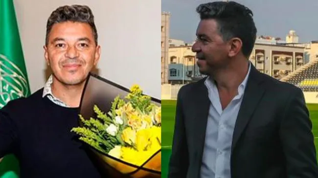 Marcelo Gallardo tuvo su primer contacto con los hinchas del Al-Ittihad