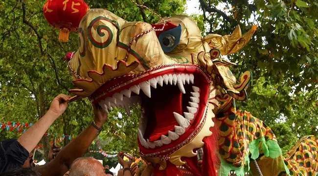 Fiesta en el barrio chino porteño por el comienzo del nuevo año oriental