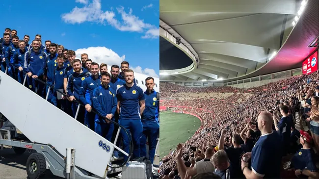 "No somos Argentina": la canción de cancha escocesa al ritmo de "La mano de Dios" que es furor