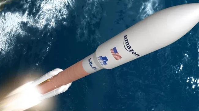Amazon lanzó satélites de internet de la red Kuiper con el cohete Atlas V para competir con Starlink