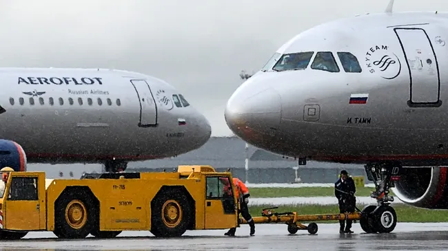 Rusia aislada por las sanciones: Aeroflot suspende desde este martes todos sus vuelos internacionales