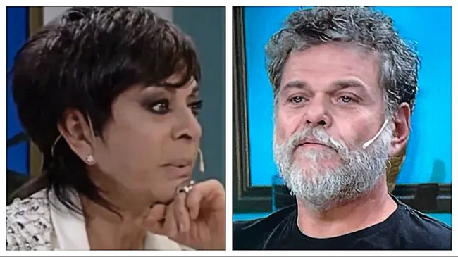 Volcánico cruce Alfredo Casero - Mónica Gutiérrez en la "Mesaza" de Mirtha Legrand
