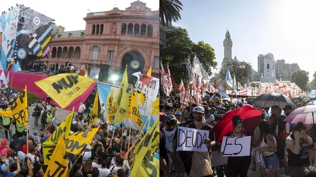 A 20 años de la crisis de 2001: "Dos Plazas de Mayo antagónicas"