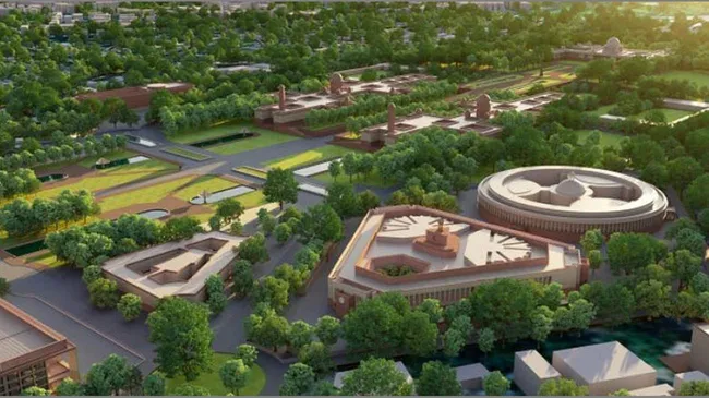 India construye un palacio multimillonario en medio de los estragos de la pandemia