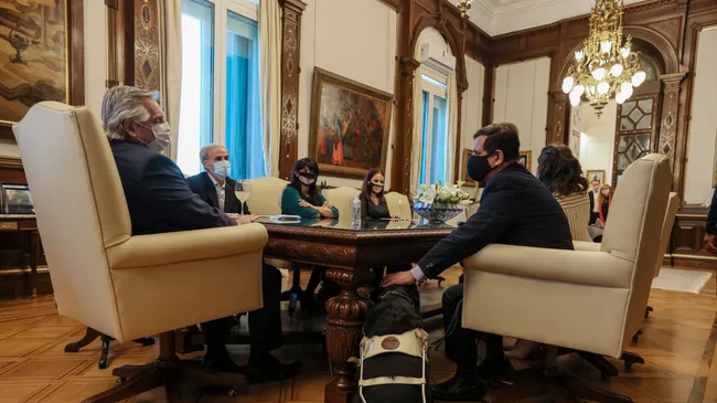Alberto Fernández tuvo que ir a una capacitación tras la polémica por los niños con discapacidad