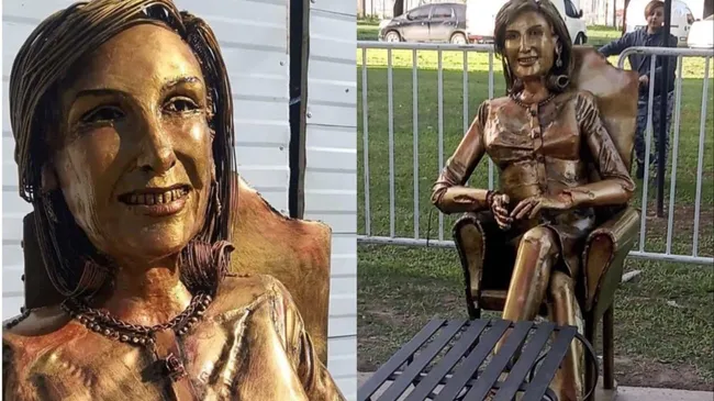 Mirtha Legrand pidió que retiren su estatua: qué otros homenajes de famosos hizo el escultor