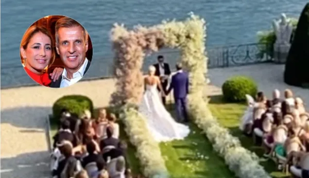 Martín Redrado: casamiento en Como, luna de miel en Positano, civil en Buenos Aires