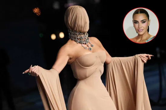 Kim Kardashian se vistió de 'Miss Incógnito' y opacó a Kendall Jenner, Hailey Bieber y Kaia Gerber