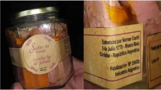 Por intoxicar con botulismo, van a juicio la fabricante y el vendedor de un escabeche de jabalí