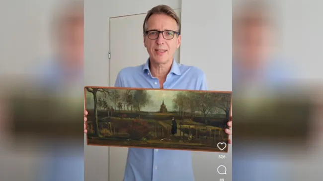 "Indiana Jones del arte": recuperó un cuadro de Van Gogh robado hace más de 3 años