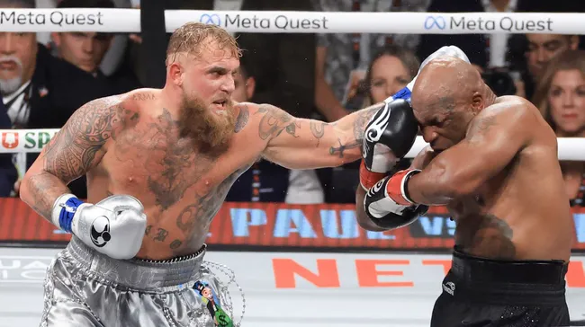 El youtuber Jake Paul no quiso noquear a un Mike Tyson sin respuestas en la 'pelea del año'