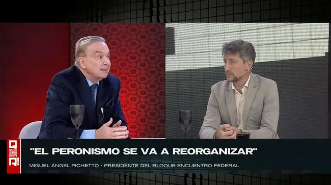 "Hay que aunar voluntades para ganar las elecciones": Pichetto explicó su estrategia para enfrentar a Milei en "QR!"