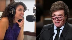 "Mentirosa": Javier Milei cruzó a Julia Mengolini por las declaraciones sobre Alberto Fernández y la presunción de inocencia