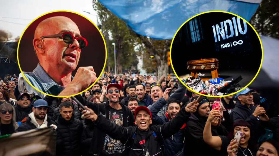 A pedido de la familia, terminó el velorio del Indio Solari