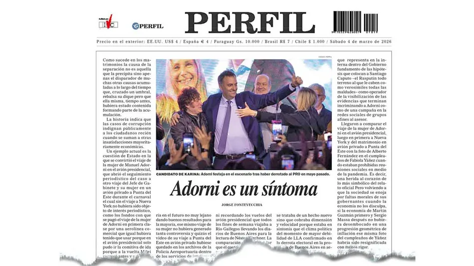 Adorni es Milei