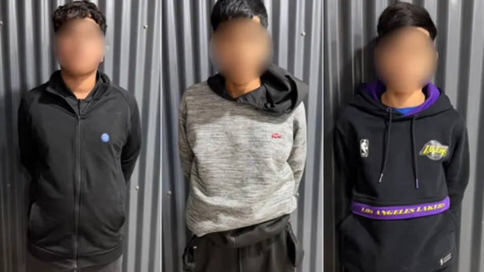 Detuvieron a tres menores por robar una moto a trabajador de una app: uno tiene 13 años y 6 antecedentes