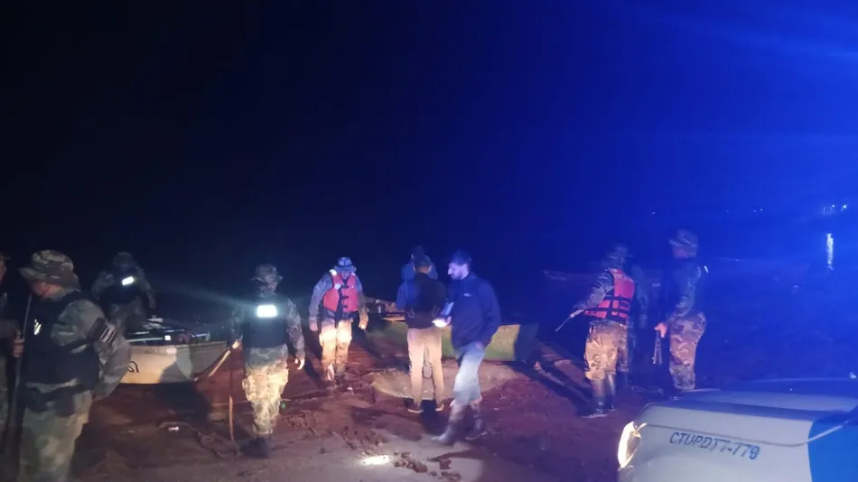 Violento ataque en la frontera: dispararon desde Brasil a efectivos de Prefectura