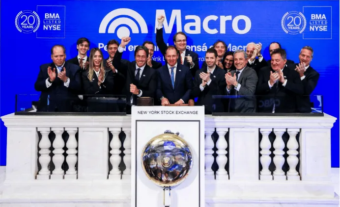 Banco Macro celebró 20 años cotizando en la Bolsa de Nueva York