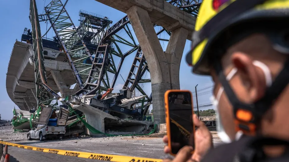 Segunda tragedia "calcada" en dos días en Bangkok: cayó otra grúa y hubo más muertos y heridos