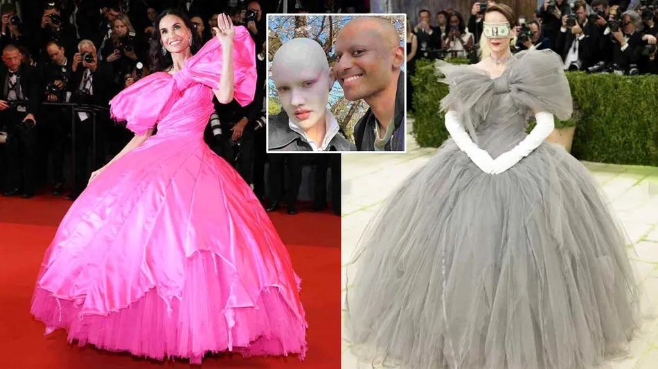 Con solo dos desfiles en París, Hannah y Steven visten famosas para galas vip