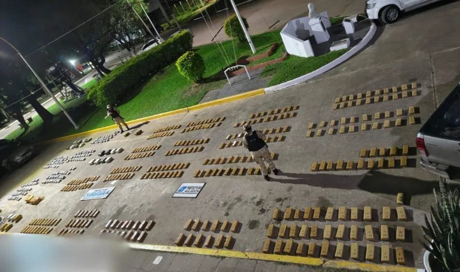Una camioneta a toda velocidad y 555 kilos de droga: el operativo que terminó con dos detenidos en Chaco