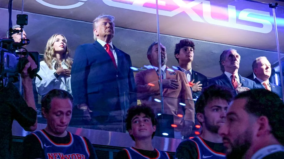 Donald Trump fue abucheado durante la tercera final de la NBA en New York